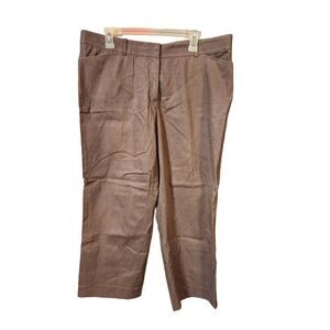 Lafayette 148 new york size 14 brown pants